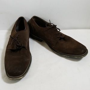 Clarks Brown Leather Oxfords Shoes Size 10.5M